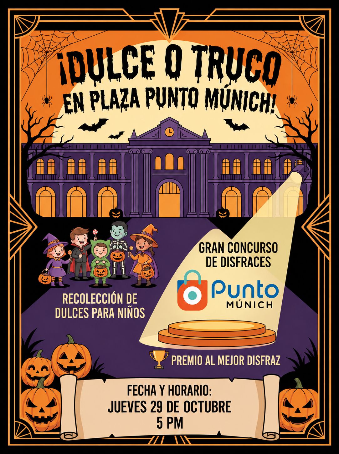 Dulce o Truco en Punto Múnich